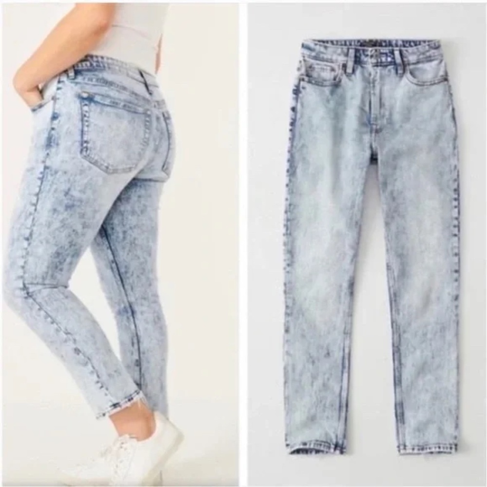 Abercrombie & Fitch Simone Acid Wash Jeans Size 00